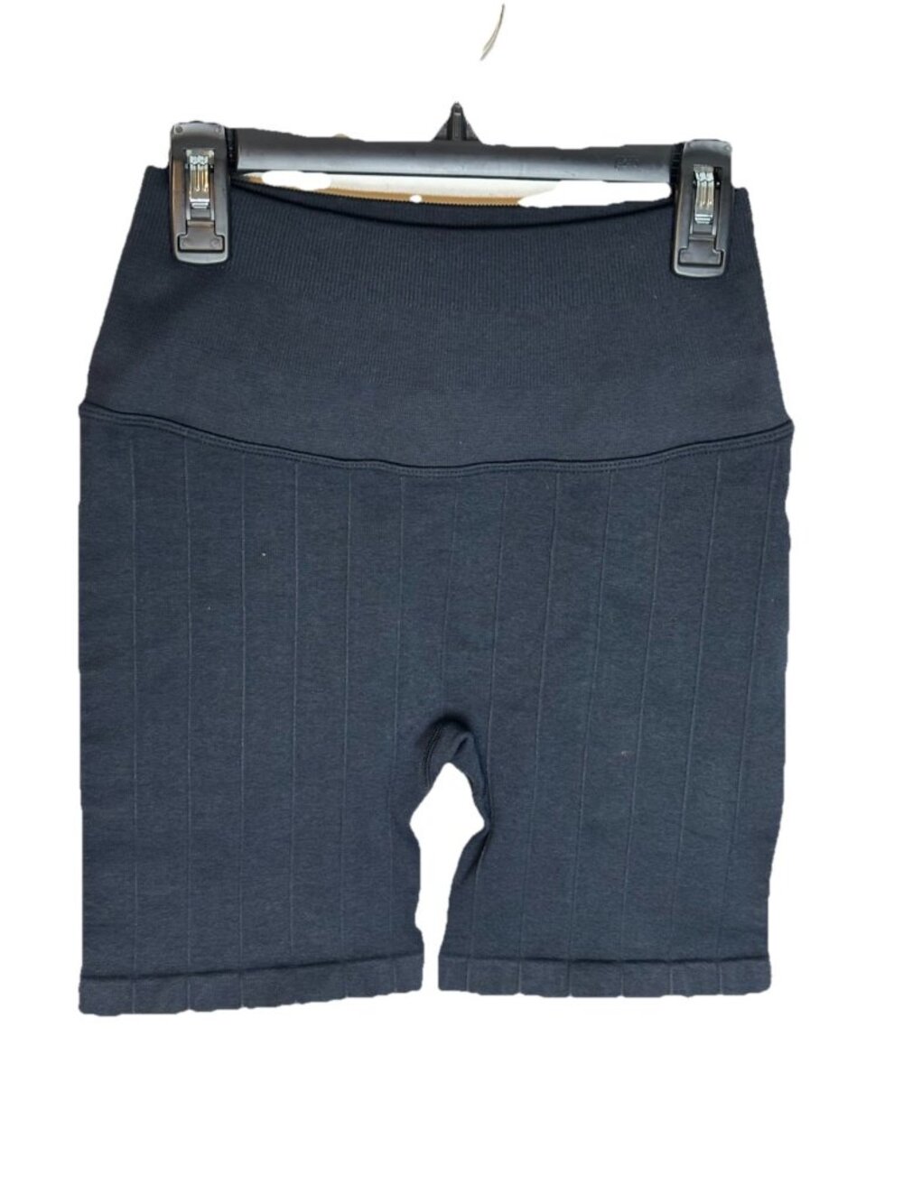 Spiritual Gangster Women's Black Amara Wide Rib Biker Shorts Size XS/S